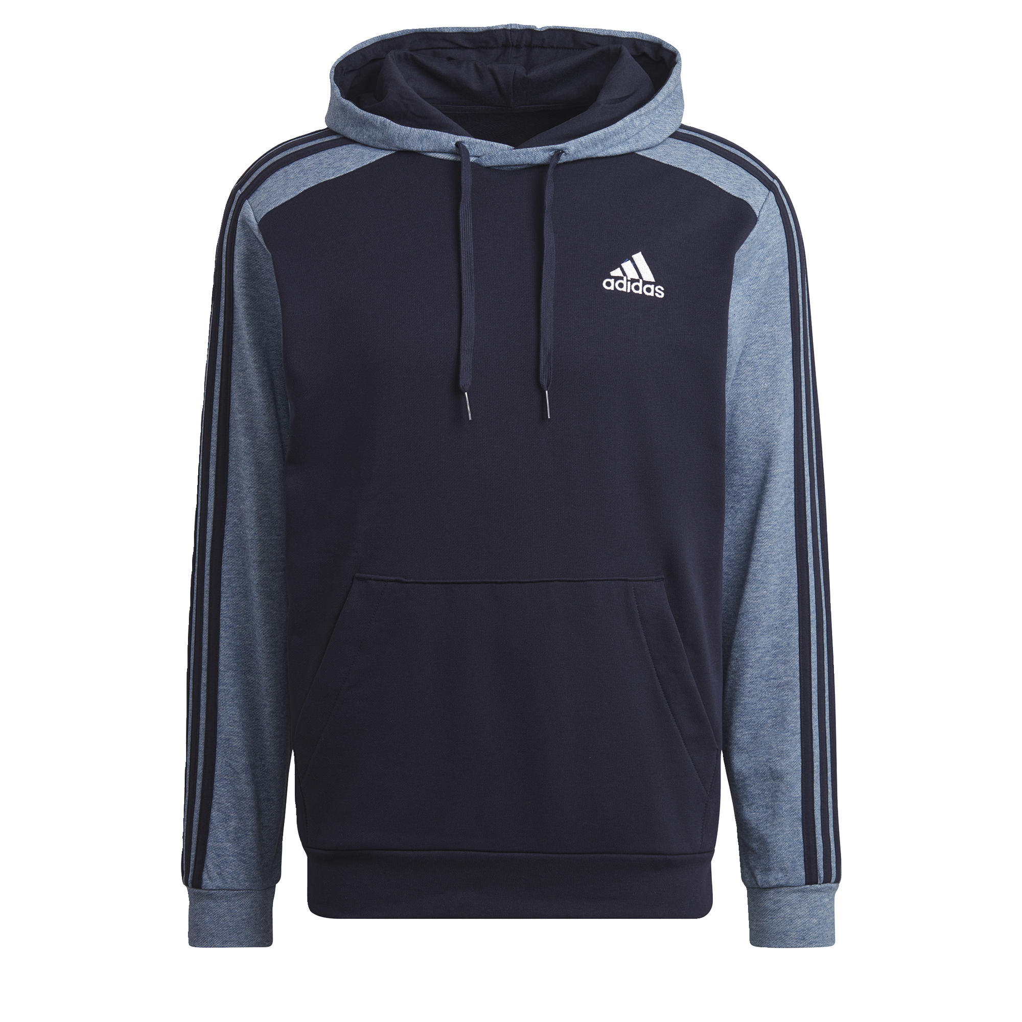 adidas Lifestyle Essentials Mélange French Terry Hoodie Men Blue HL1974