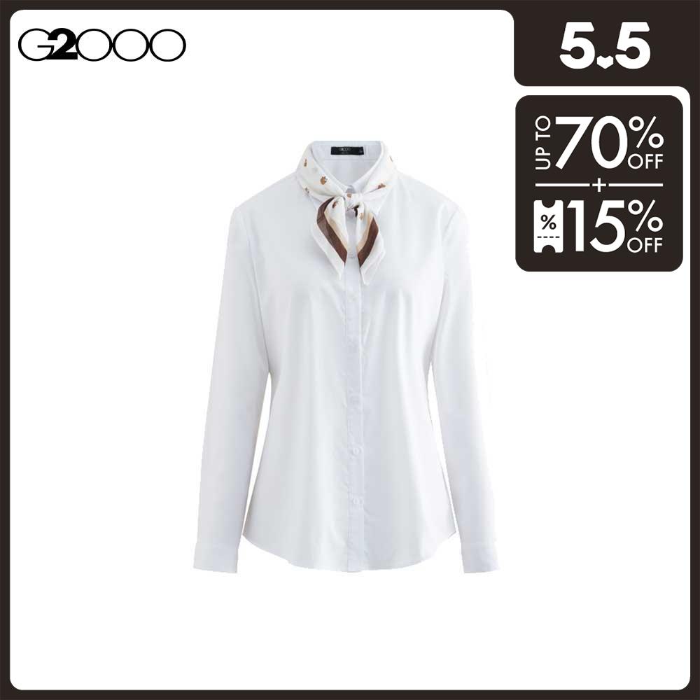 G2000 Women Basic Shirt With Scarf
